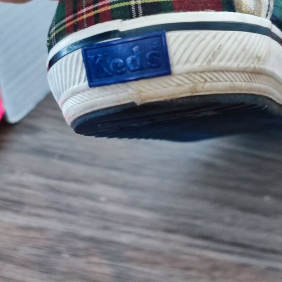 Keds Patchwork Slip On Canvas Shoes Sz 6.5 Multi-colour Casual No Lace Needed - Picture 8 of 13